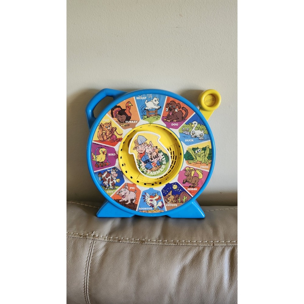 Vintage 1989 Mattel See 'N Say The Farmer Says Works